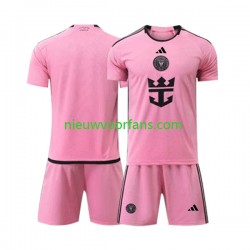 Inter Miami Kind Shirt met Bedrukking Thuis 2024 Korte Mouw