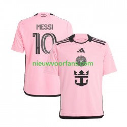 Inter Miami Heren Shirt met Bedrukking Lionel Messi 10 Thuis 2024 Korte Mouw