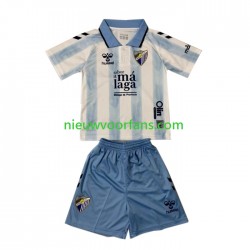 Málaga CF Kind Shirt met Bedrukking Thuis 2023-2024 Korte Mouw