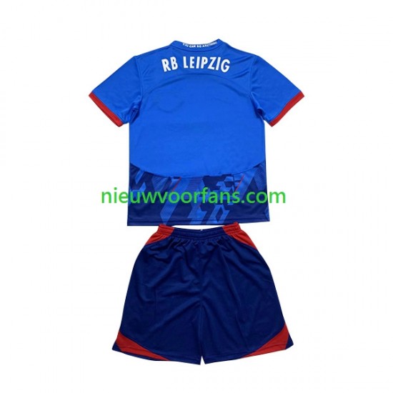 RB Leipzig Kind Shirt met Bedrukking Derde 2023-2024 Korte Mouw