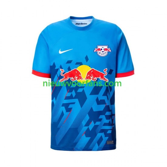 RB Leipzig Heren Shirt met Bedrukking Derde 2023-2024 Korte Mouw