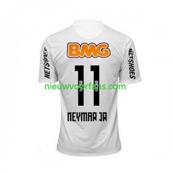 Santos FC Heren Shirt met Bedrukking Neymar JR 11 -2012 Retro Thuis 2011 Korte Mouw