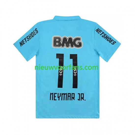 Santos FC Heren Shirt met Bedrukking Neymar JR 11 -2012 Retro Derde 2011 Korte Mouw