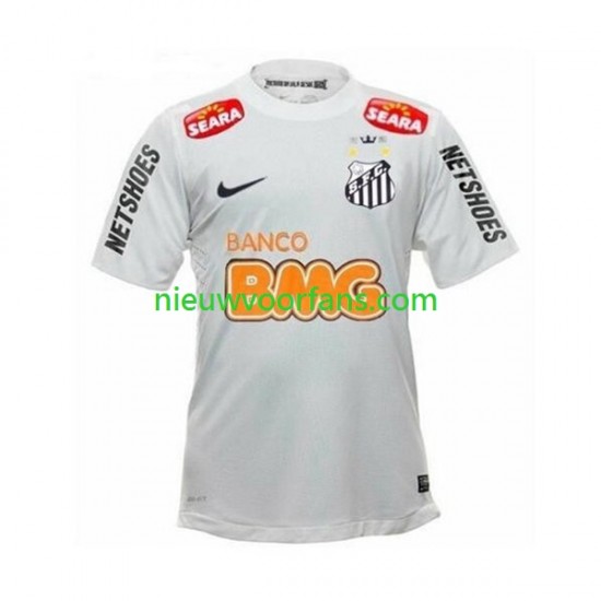 Santos FC Heren Shirt met Bedrukking -2012 Retro Thuis 2011 Korte Mouw