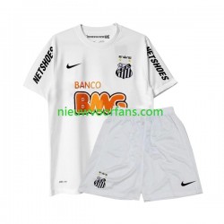 Santos FC Kind Shirt met Bedrukking -2012 Retro Thuis 2011 Korte Mouw