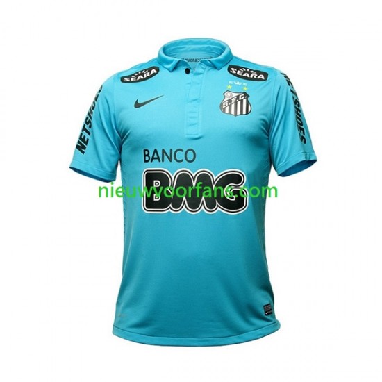 Heren Shirt met Bedrukking Santos -2012 Retro Derde 2011 Korte Mouw