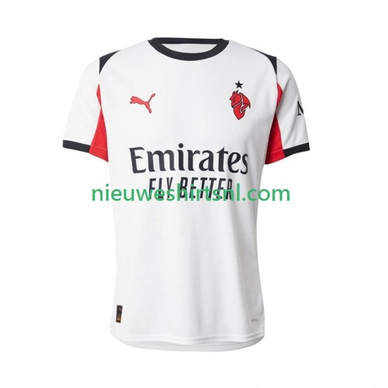 AC Milan Heren Shirt met Bedrukking Uit 2025-2026 Korte Mouw