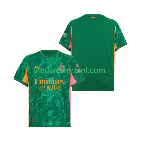 AC Milan Heren Shirt met Bedrukking Doelman Uit 2025-2026 Korte Mouw