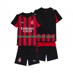 AC Milan Kind Shirt met Bedrukking Thuis 2025-2026 Korte Mouw