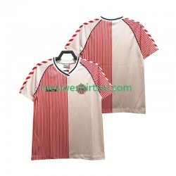 AC Milan Heren Shirt met Bedrukking 1986 Retro Uit Korte Mouw