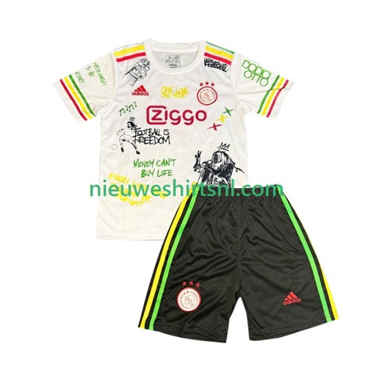 AFC Ajax Kind Shirt met Bedrukking Bob Marley Special Thuis 2025-2026 Korte Mouw
