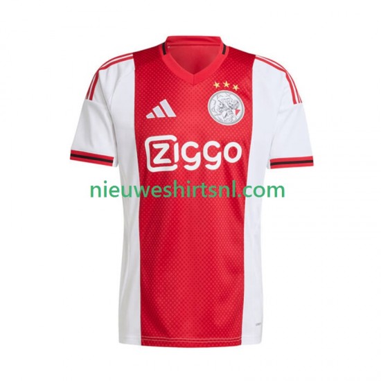 AFC Ajax Heren Shirt met Bedrukking Thuis 2025-2026 Korte Mouw