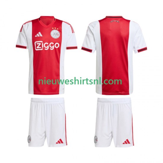 AFC Ajax Kind Shirt met Bedrukking Thuis 2025-2026 Korte Mouw