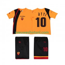 AS Roma Kind Shirt met Bedrukking TOTTI 10 2005- Retro Thuis 2006 Korte Mouw