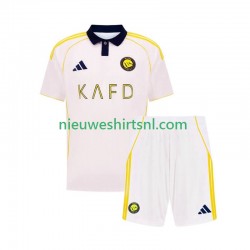 Kind Shirt met Bedrukking Al Nassr Derde 2025-2026 Korte Mouw