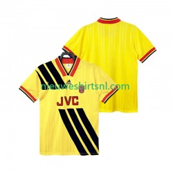 Arsenal Heren Shirt met Bedrukking 1993 Retro Uit 1994 Korte Mouw