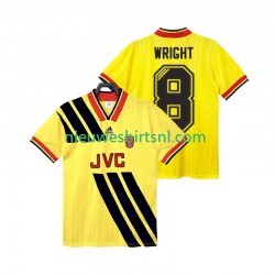 Arsenal Heren Shirt met Bedrukking WRIGHT 8 1993 Retro Uit 1994 Korte Mouw