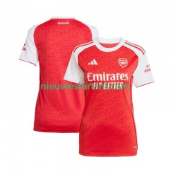 Arsenal Dames Shirt met Bedrukking Thuis 2025-2026 Korte Mouw