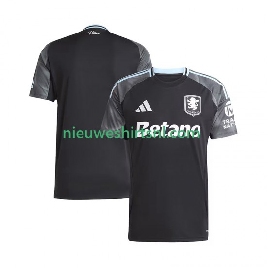 Aston Villa Heren Shirt met Bedrukking Uit 2025-2026 Korte Mouw