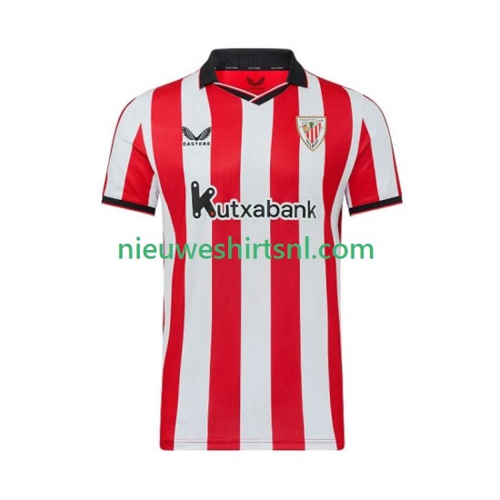 Athletic Bilbao Heren Shirt met Bedrukking Thuis 2025-2026 Korte Mouw