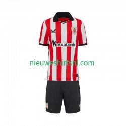 Athletic Bilbao Kind Shirt met Bedrukking Thuis 2025-2026 Korte Mouw
