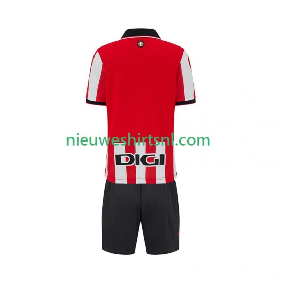 Athletic Bilbao Kind Shirt met Bedrukking Thuis 2025-2026 Korte Mouw