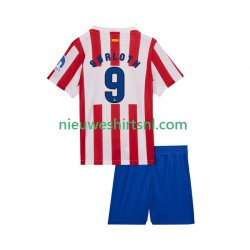 Atlético Madrid Kind Shirt met Bedrukking Alexander Sorloth 9 Thuis 2025-2026 Korte Mouw