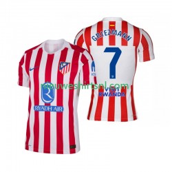 Atlético Madrid Heren Shirt met Bedrukking Antoine Griezmann 7 Thuis 2025-2026 Korte Mouw
