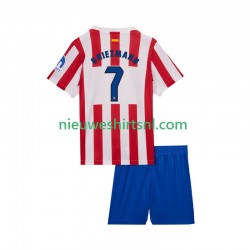Atlético Madrid Kind Shirt met Bedrukking Antoine Griezmann 7 Thuis 2025-2026 Korte Mouw