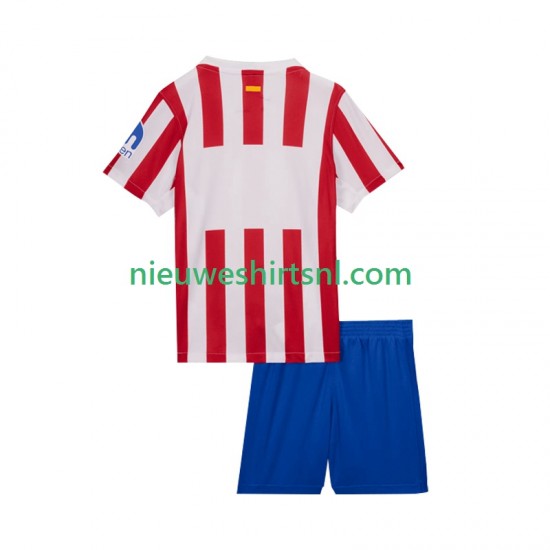Atlético Madrid Kind Shirt met Bedrukking Thuis 2025-2026 Korte Mouw