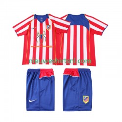Atlético Madrid Kind Shirt met Bedrukking 2005 Retro Thuis 2004 Korte Mouw