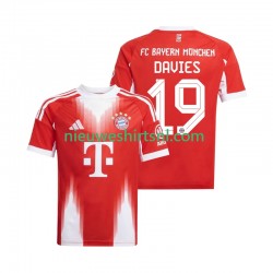 FC Bayern München Heren Shirt met Bedrukking Alphonso Davies 19 Thuis 2025-2026 Korte Mouw