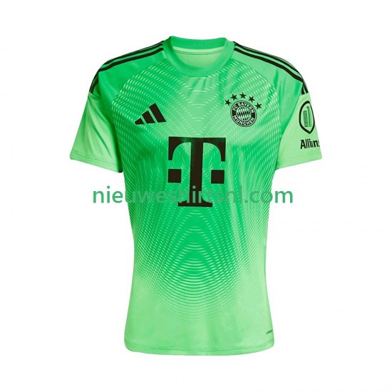 FC Bayern München Heren Shirt met Bedrukking Doelman Thuis 2025-2026 Korte Mouw