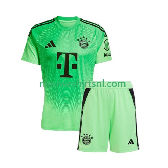FC Bayern München Kind Shirt met Bedrukking Doelman Thuis 2025-2026 Korte Mouw