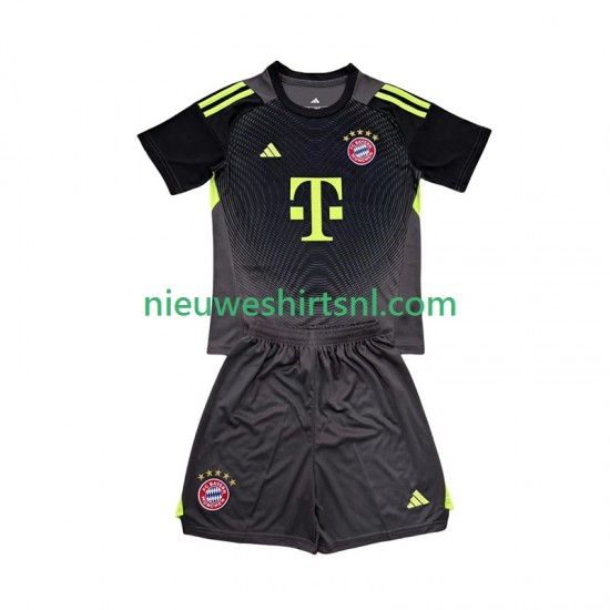 FC Bayern München Kind Shirt met Bedrukking Doelman Derde 2025-2026 Korte Mouw