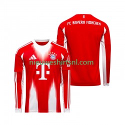 FC Bayern München Heren Shirt met Bedrukking Thuis 2025-2026 Lange Mouw