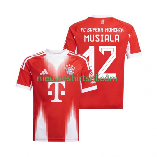 FC Bayern München Heren Shirt met Bedrukking Jamal Musiala 42 Thuis 2025-2026 Korte Mouw
