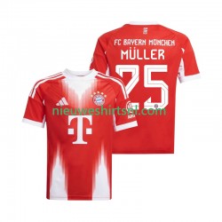 FC Bayern München Heren Shirt met Bedrukking Thomas Muller 25 Thuis 2025-2026 Korte Mouw