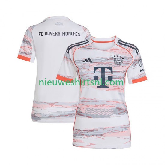 FC Bayern München Dames Shirt met Bedrukking Uit 2025-2026 Korte Mouw