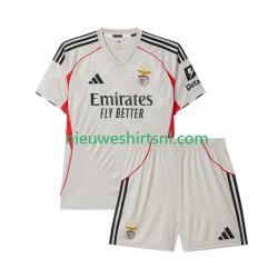 Benfica Kind Shirt met Bedrukking Uit 2025-2026 Korte Mouw