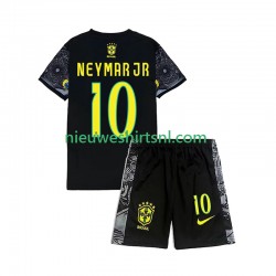 Brazilië Kind Neymar JR 10 Cheist the Redeemer Football Shirts Thuis 2024 Korte Mouw