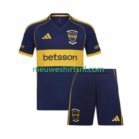 CA Boca Juniors Kind Shirt met Bedrukking Thuis 2025-2026 Korte Mouw