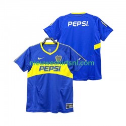 CA Boca Juniors Heren Shirt met Bedrukking 2003 Retro Thuis 2004 Korte Mouw
