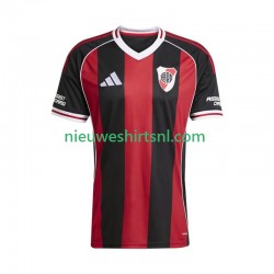 CA River Plate Heren Shirt met Bedrukking Uit 2025 Korte Mouw