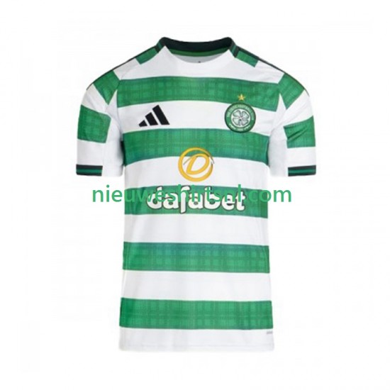Celtic Heren Shirt met Bedrukking FC Thuis 2025-2026 Korte Mouw