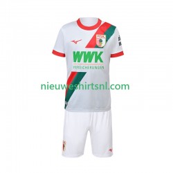 Kind Shirt met Bedrukking FC Augsburg Thuis 2025-2026 Korte Mouw