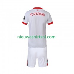 Kind Shirt met Bedrukking FC Augsburg Thuis 2025-2026 Korte Mouw
