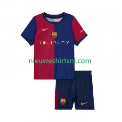 FC Barcelona Kind Shirt met Bedrukking Coldplay Thuis 2024-2025 Korte Mouw