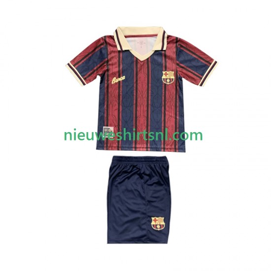 FC Barcelona Kind Shirt met Bedrukking 125th Anniversary Thuis 2025-2026 Korte Mouw