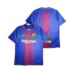 FC Barcelona Heren Shirt met Bedrukking 2017-20168 Retro Thuis Korte Mouw